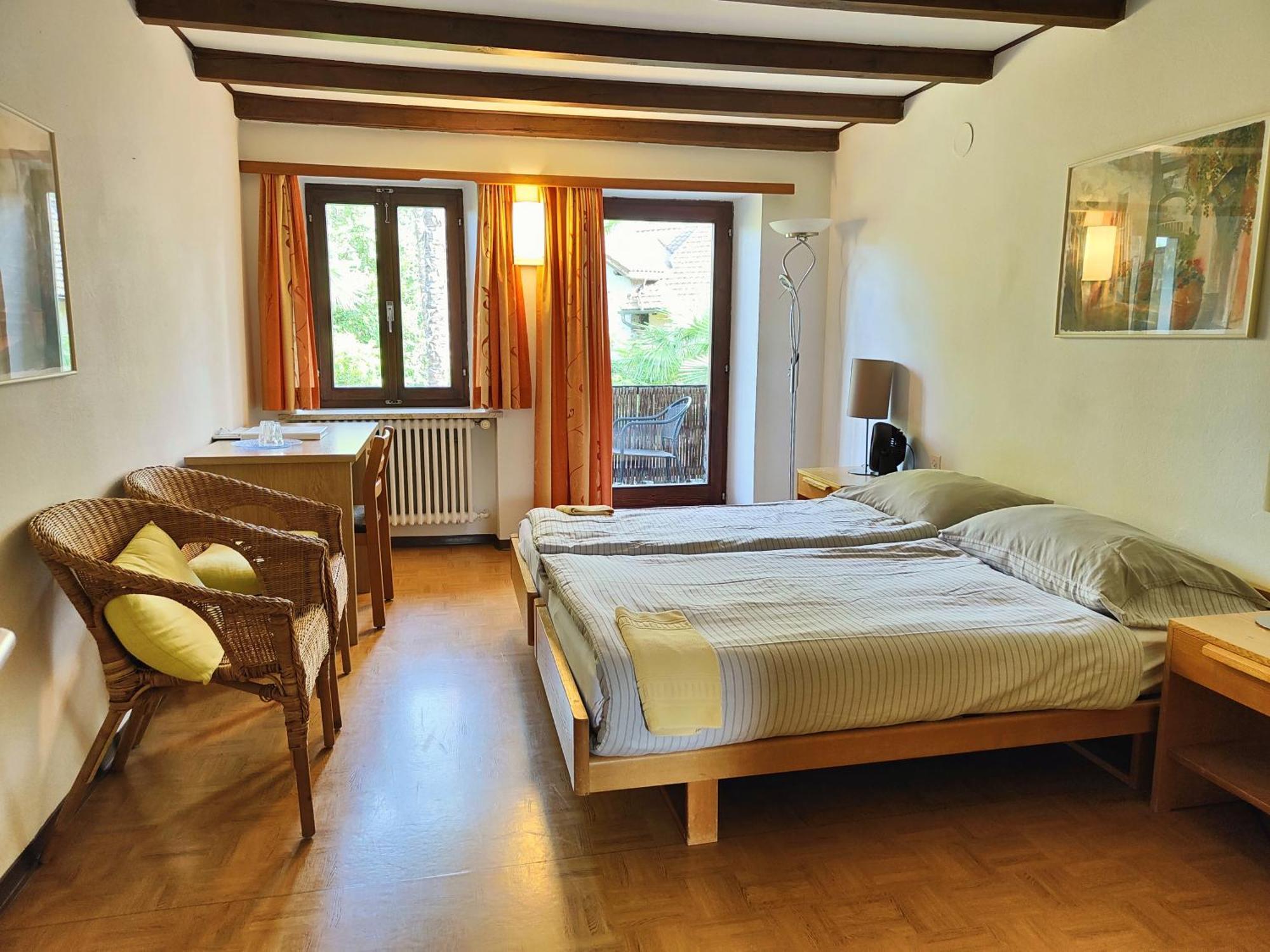 Parkhotel Emmaus - Casa Rustico Ascona Bagian luar foto